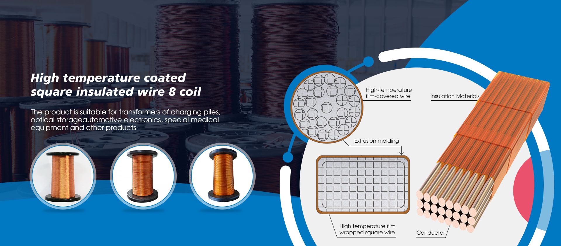 Teflon insured wire supporter